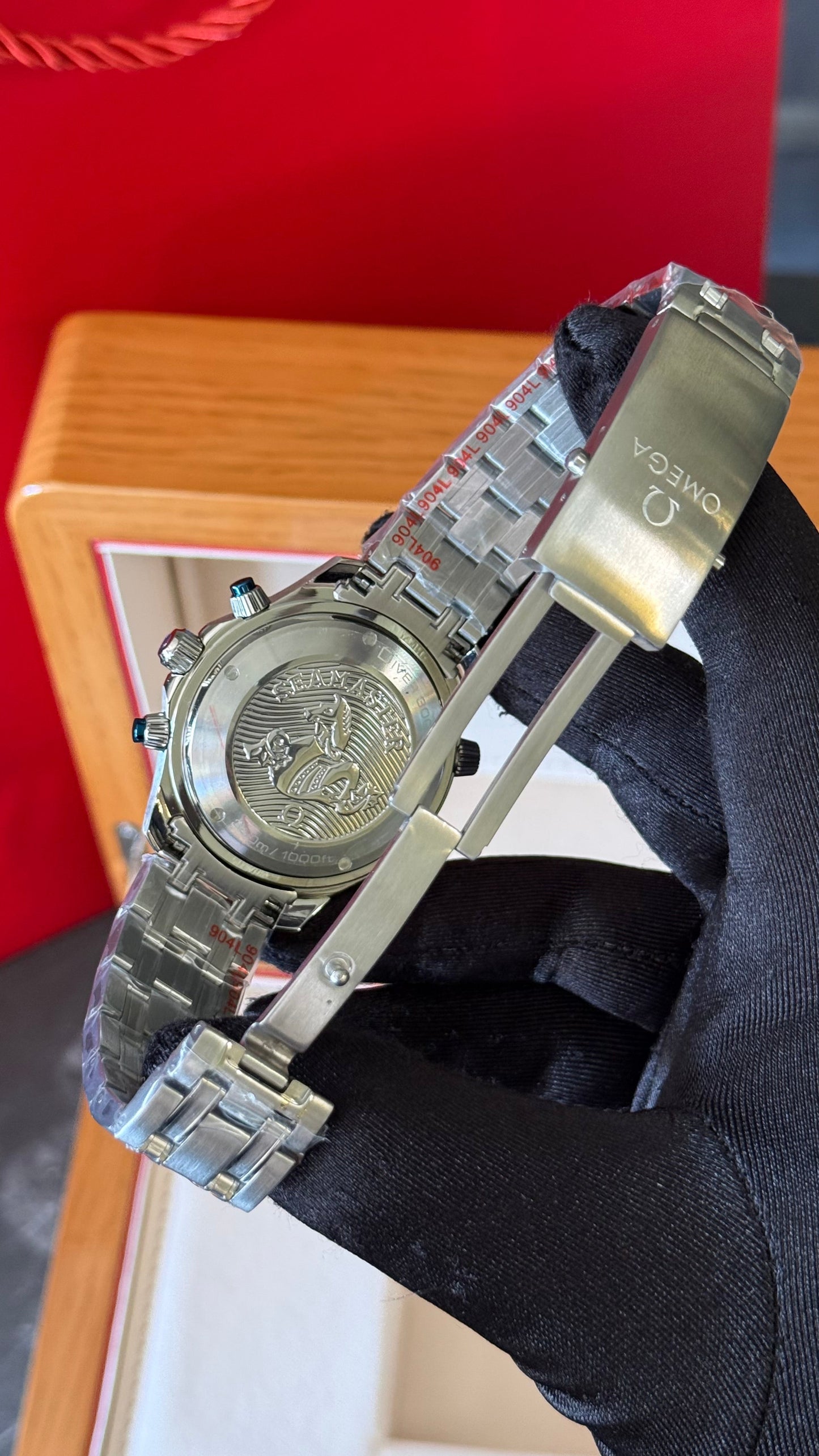 OMG SEAMASTER (PLATA/AZUL)