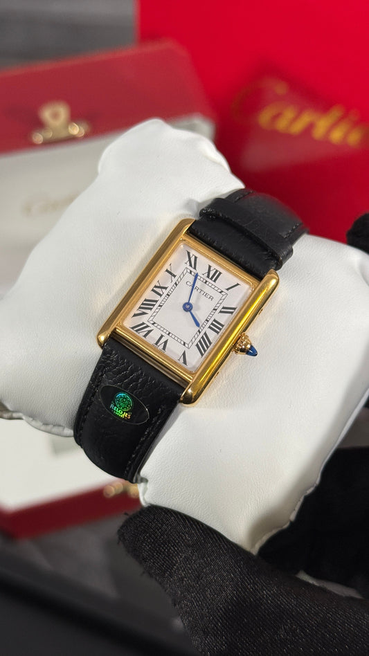 CRT TANK LOUIS (ORO/BLANCO/NEGRO) 26MM