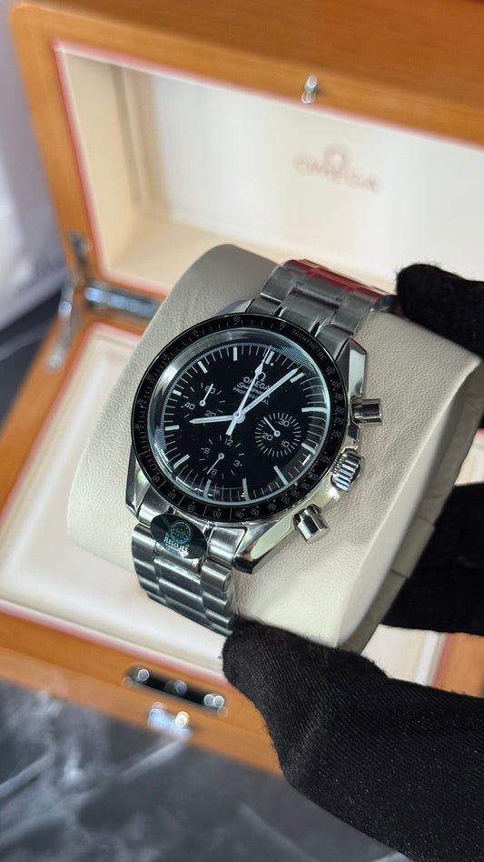 OMG SPEEDMASTER (NEGRO/PLATA) CUARZO