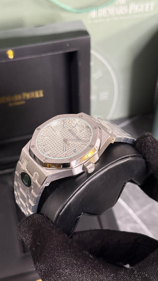 AP ROYAL OAK (PLATA/BLANCO)