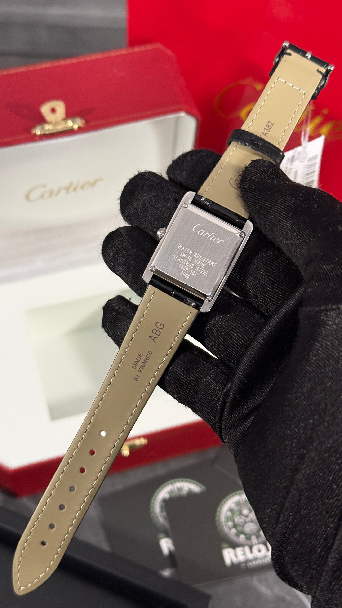 CRT TANK LOUIS (PLATA/BLANCO) 26MM