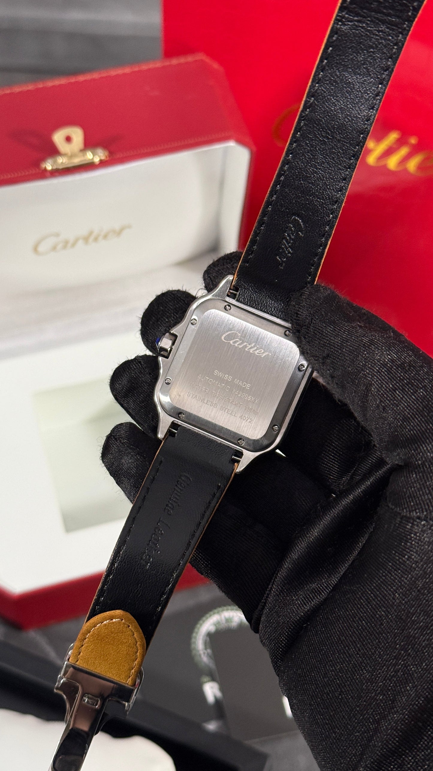 CRT SANTOS (PLATA/BLANCA) CUERO