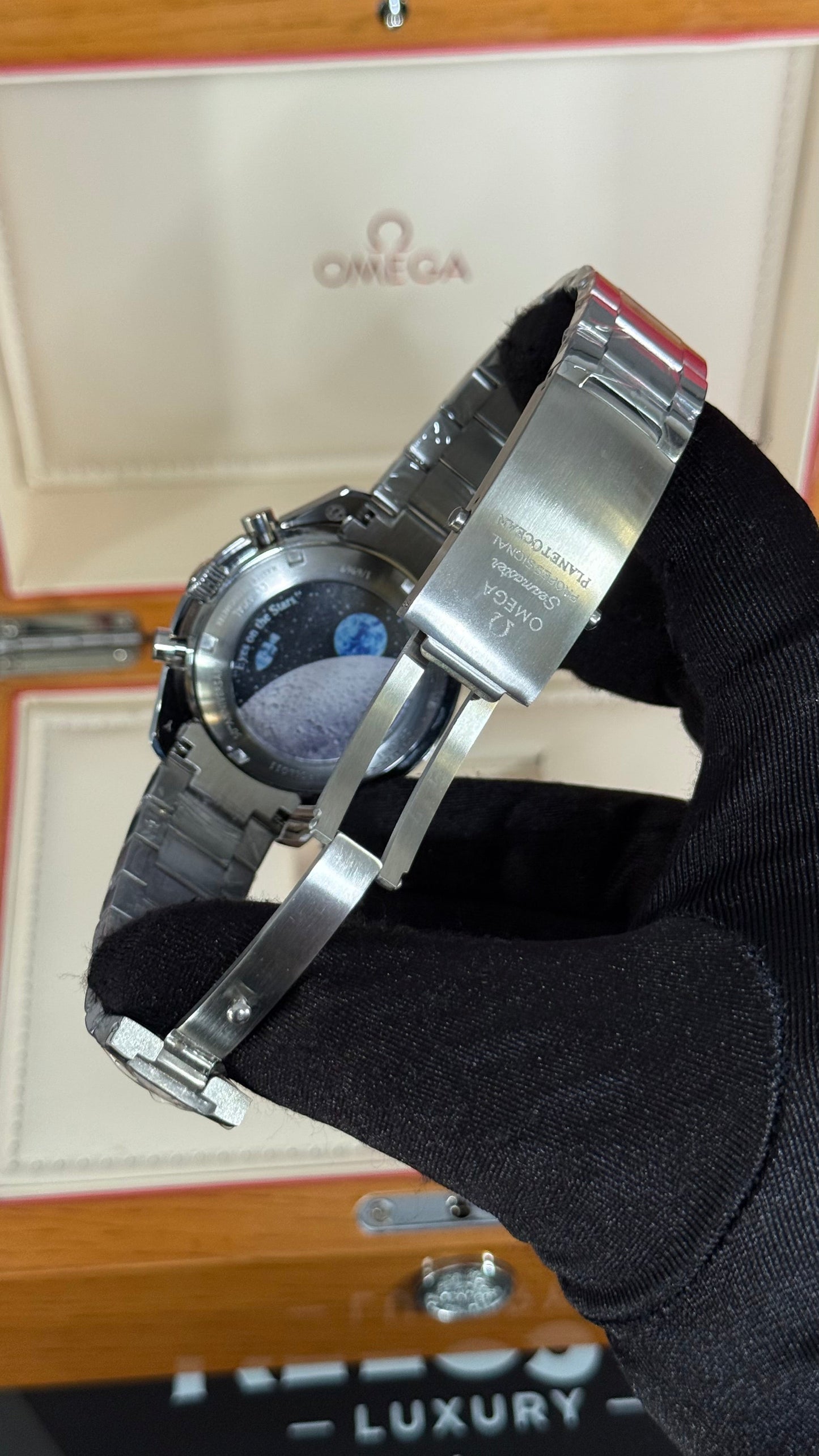 OMG SPEEDMASTER (PLATA/AZUL) SNOOPY