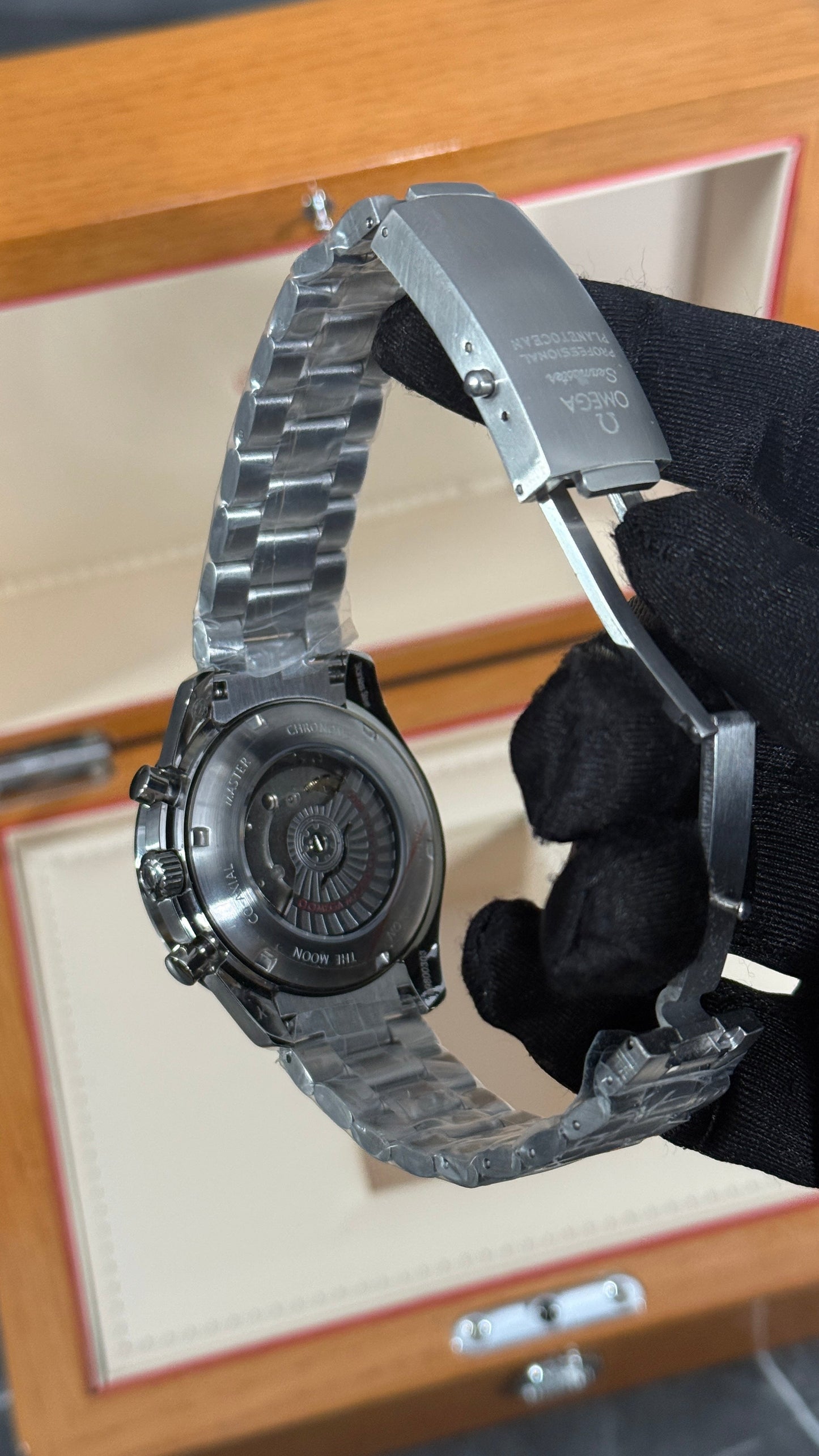 OMG SPEEDMASTER (PLATA/BLACO) AUTOMÁTICO