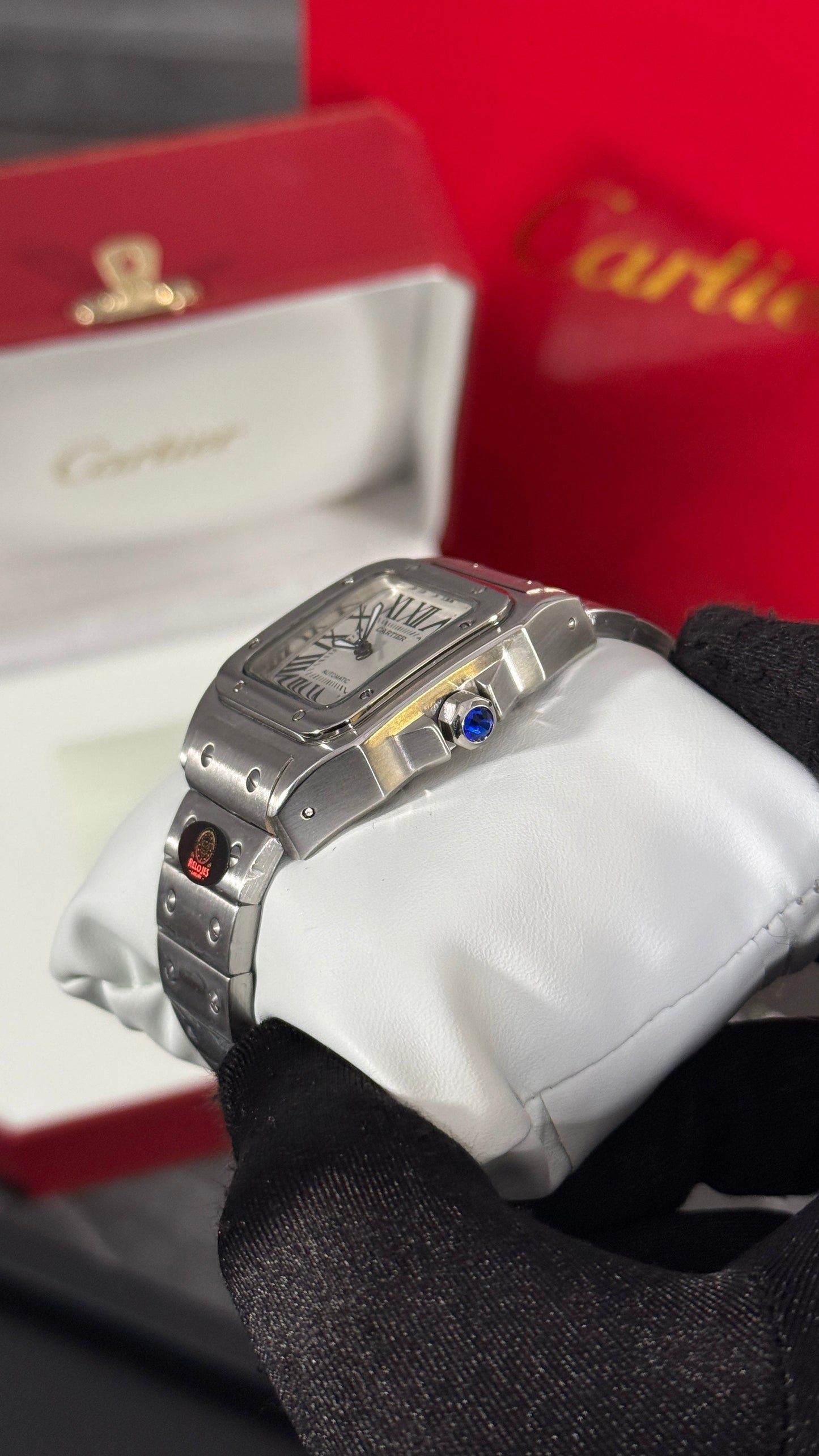 CRT SANTOS (PLATA/BLANCO) 36MM