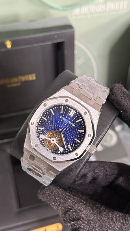 AP ROYAL OAK TURBILLON (PLATA/AZUL) V2