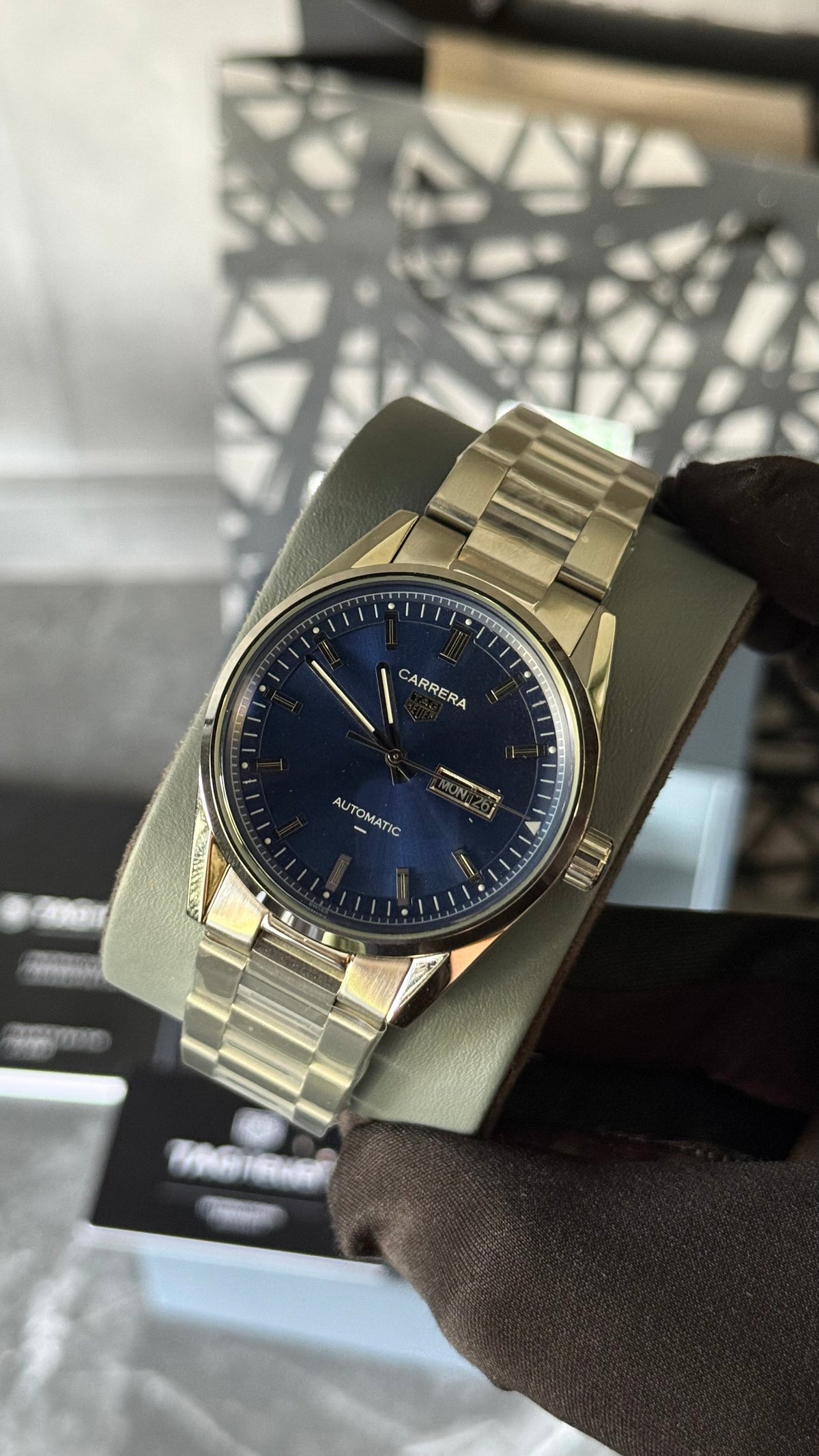 TH CARRERA (PLATA/AZUL) MN