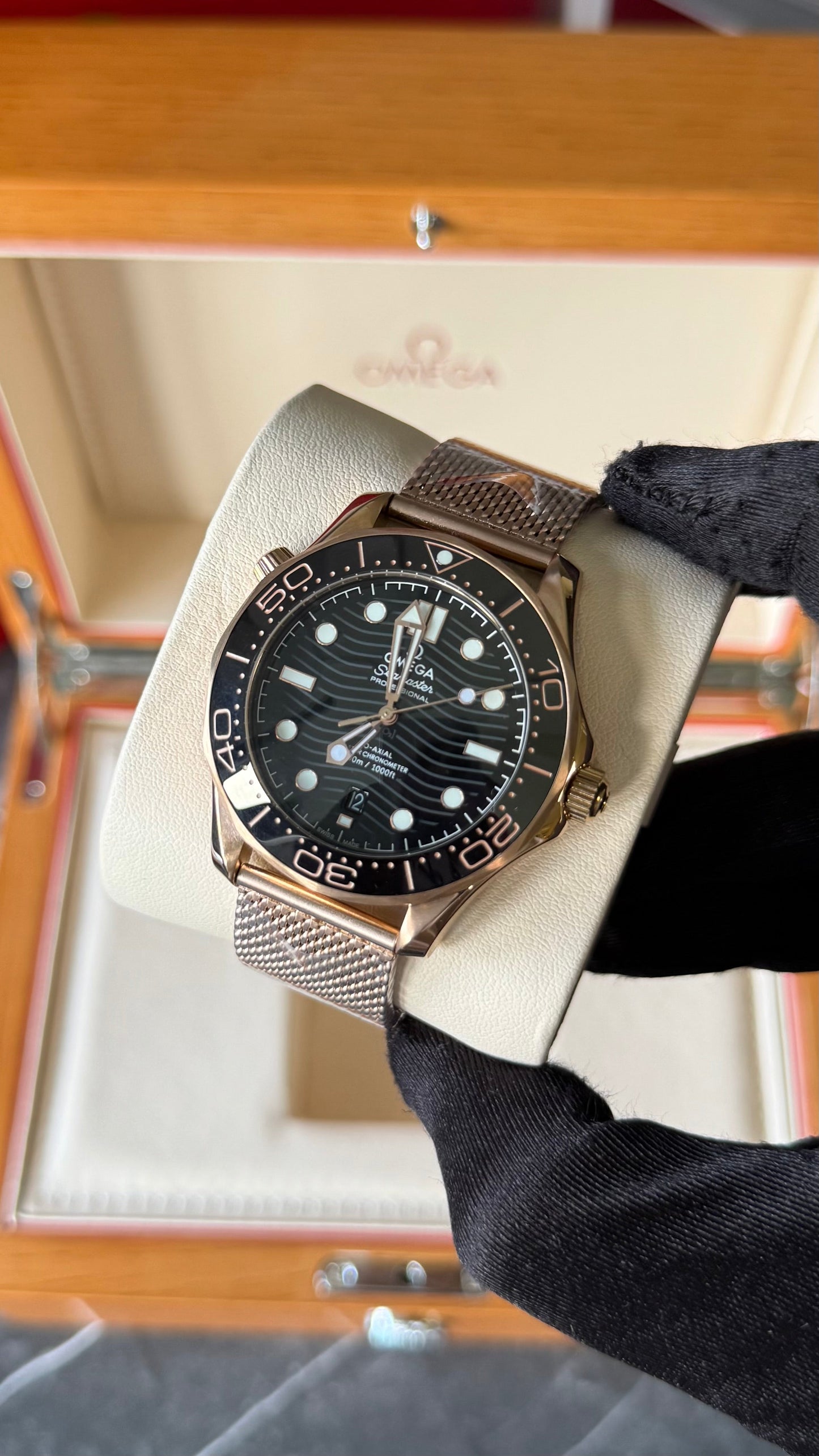 OMG SEAMASTER ZrO2 ORO ROSA