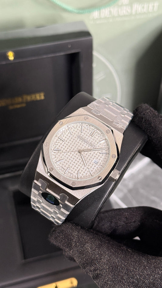 AP ROYAL OAK (PLATA/BLANCO)