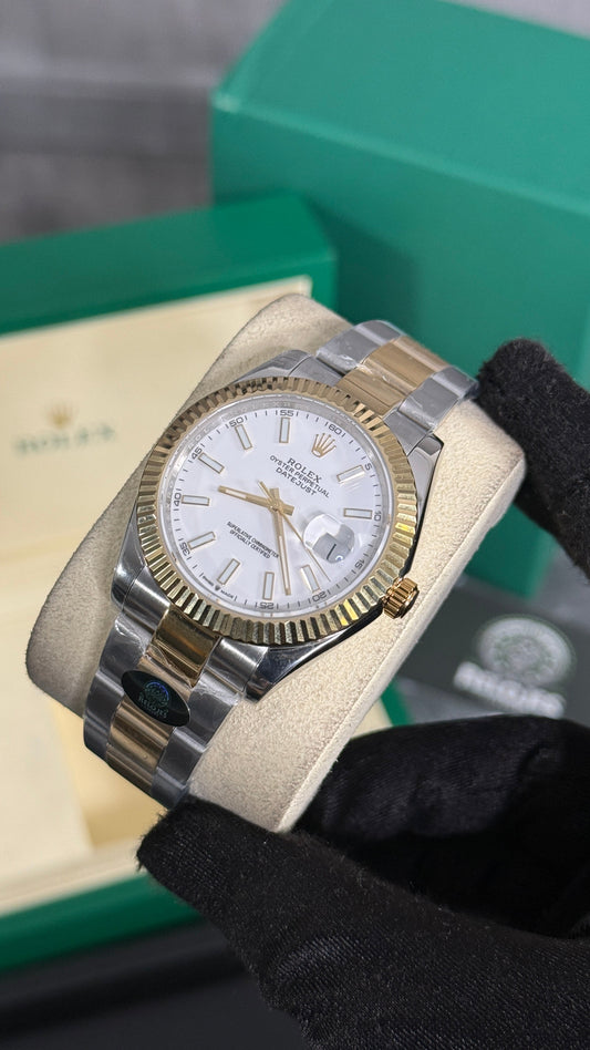 RLX DATEJUST (BICOLOR/BLANCO)