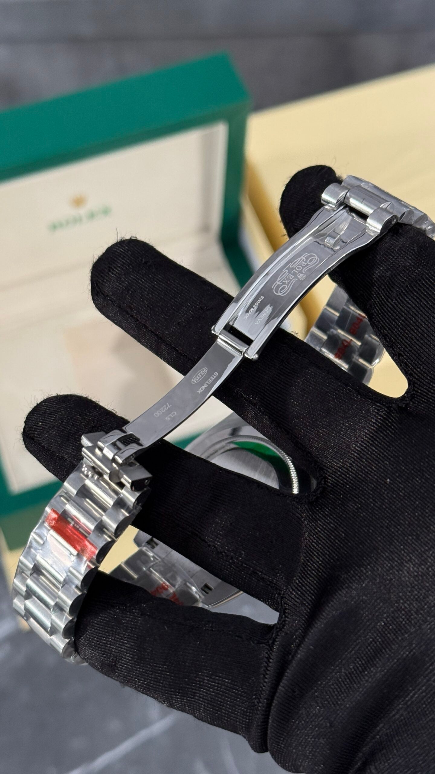 RLX DAY-DATE (PLATA/AZUL CLARO-ROMANO)