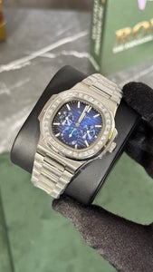 PP PERPETUAL CALENDAR AZUL/DIAMANTES 2