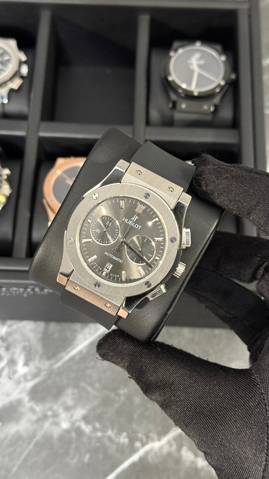 HBLT CLASSIC FUSION CHRONOGRAPH (PLATA/GRIS)