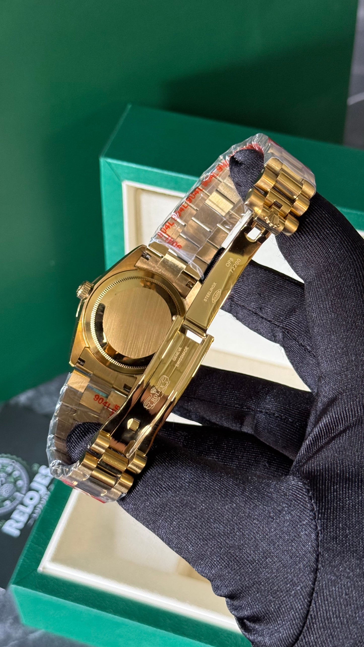 RLX DAY-DATE (ORO/NEGRO) SER