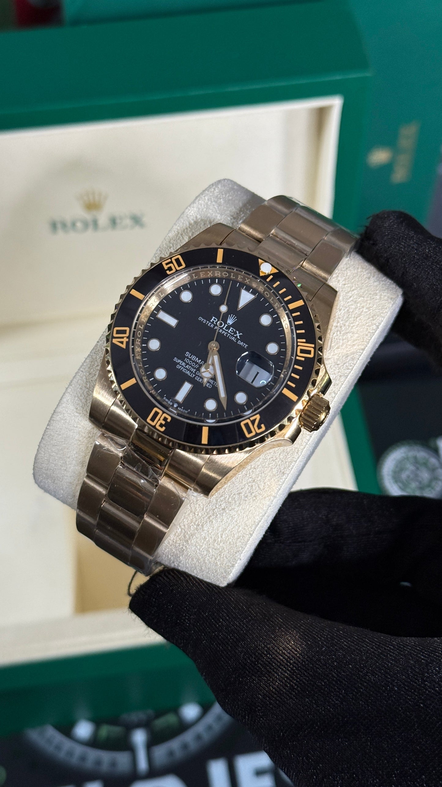 RLX SUBMARINER (ORO/NEGRO)