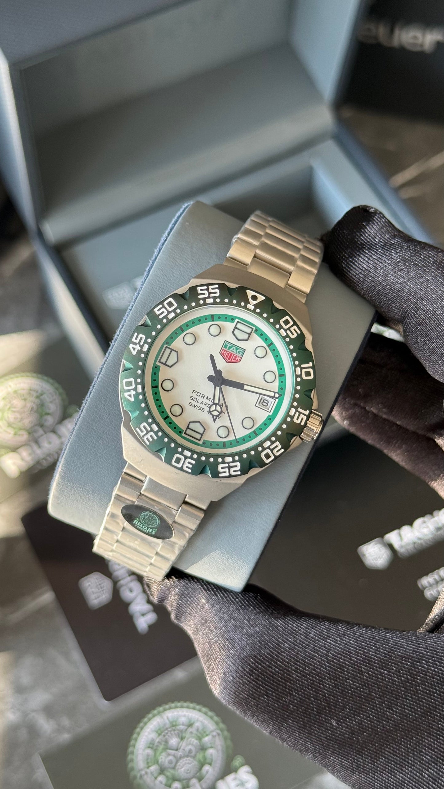 TH FORMULA 1 PLATA/VERDE