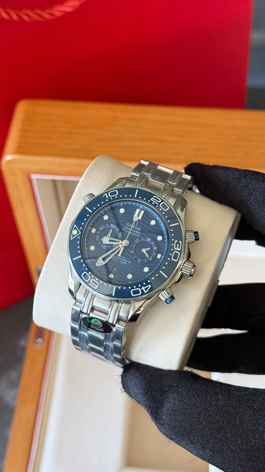 OMG SEAMASTER (PLATA/AZUL)