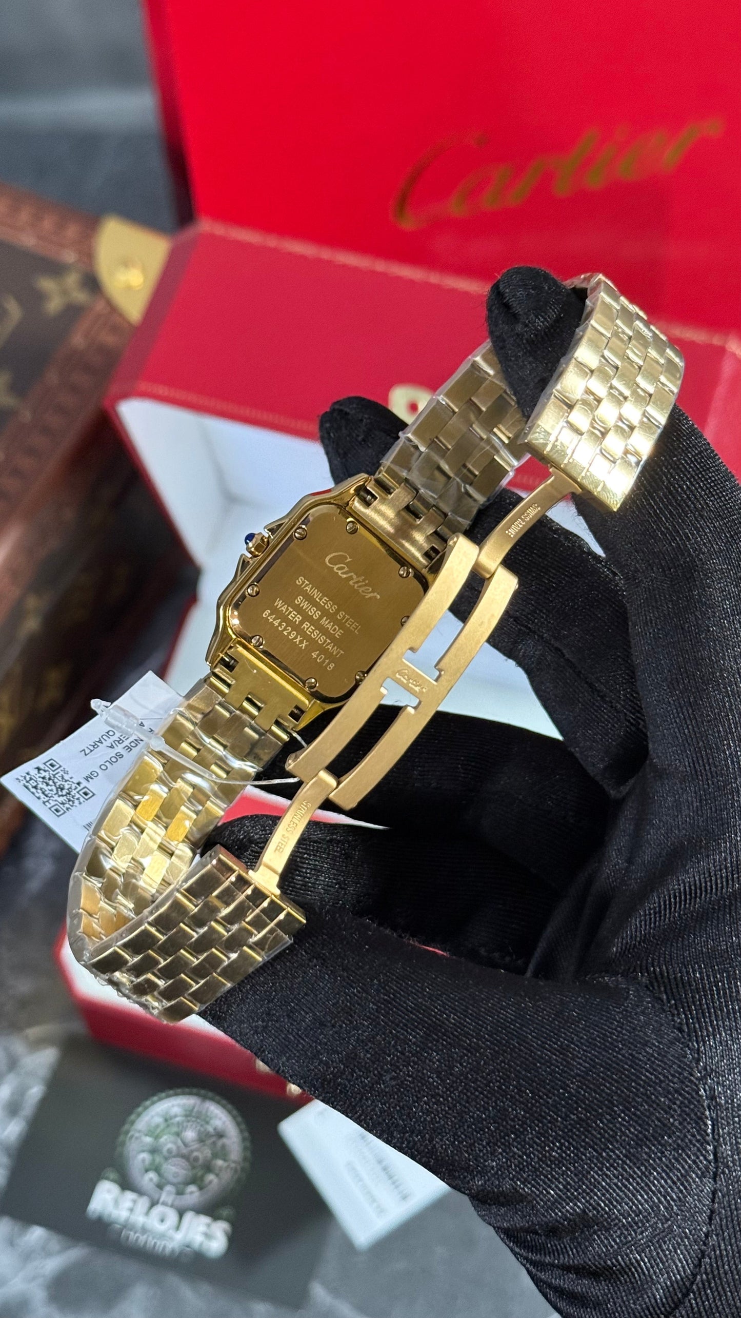 CRT PANTHÈRE (ORO/ BRILLANTE) 28MM