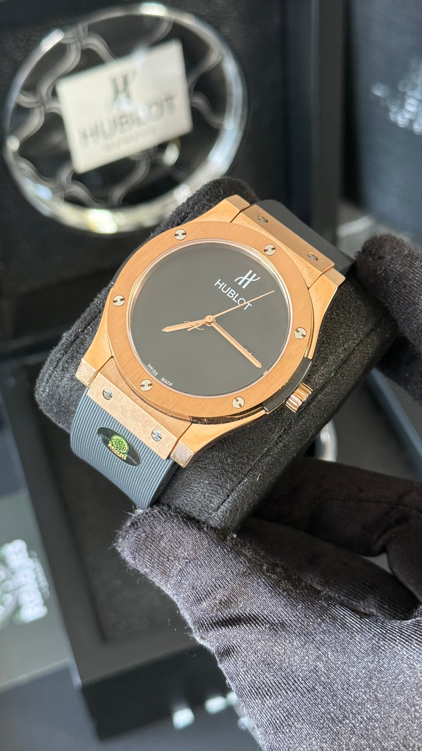 HBLT CLASSIC FUSIÓN (NEGRO/ORO ROSA)