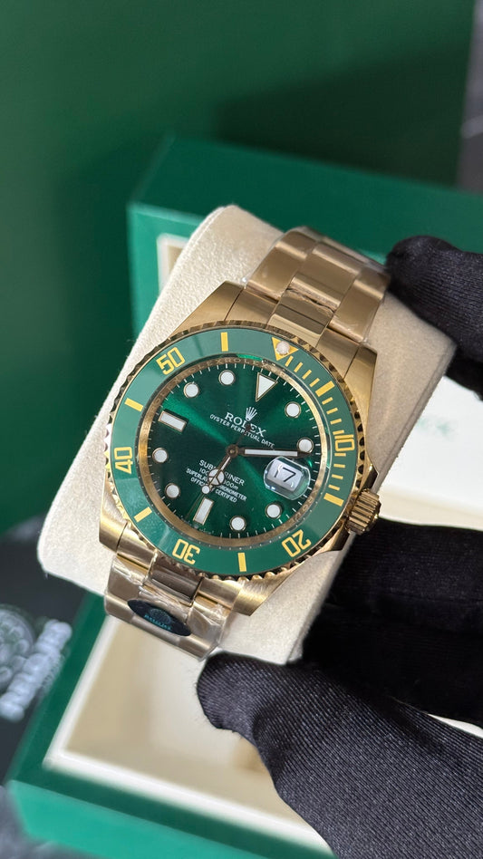 RLX SUBMARINER (ORO/VERDE)