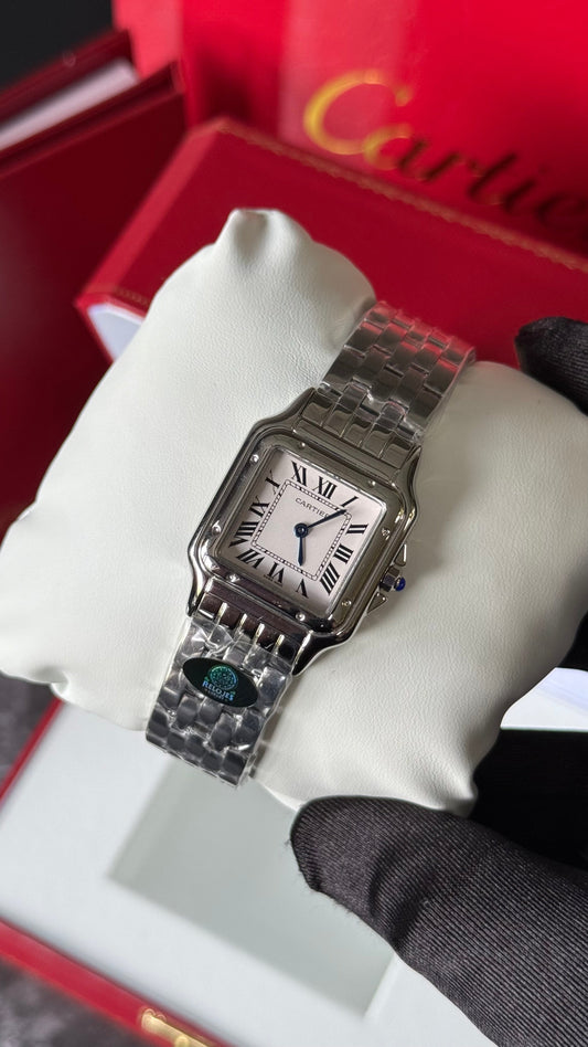 CRT PNTHRE (PLATA/BLANCO) 27 MM