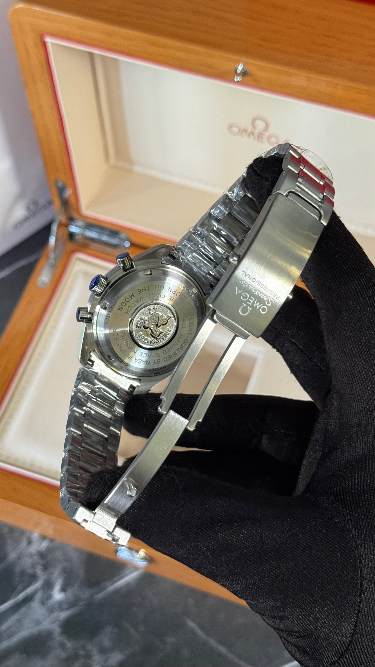OMG SPEEDMASTER (NEGRO/PLATA) AUTOMÁTICO