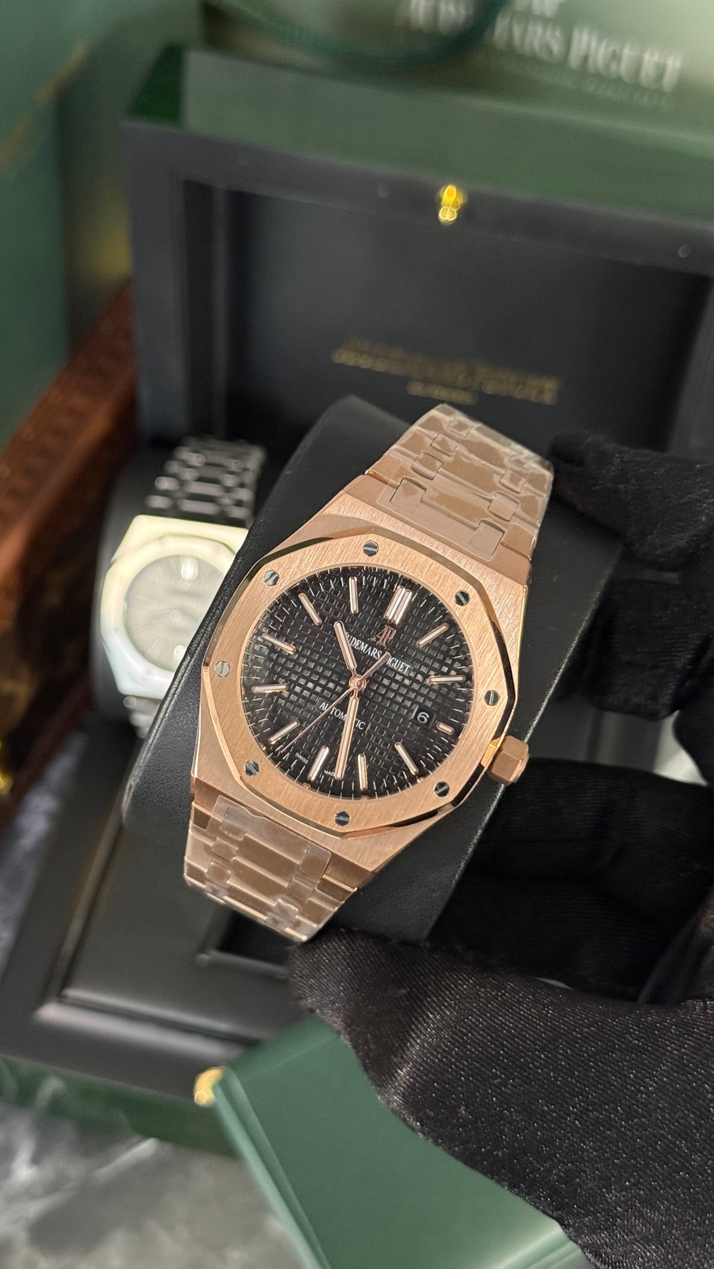 AP ROYAL OAK ORO ROSA / NEGRO