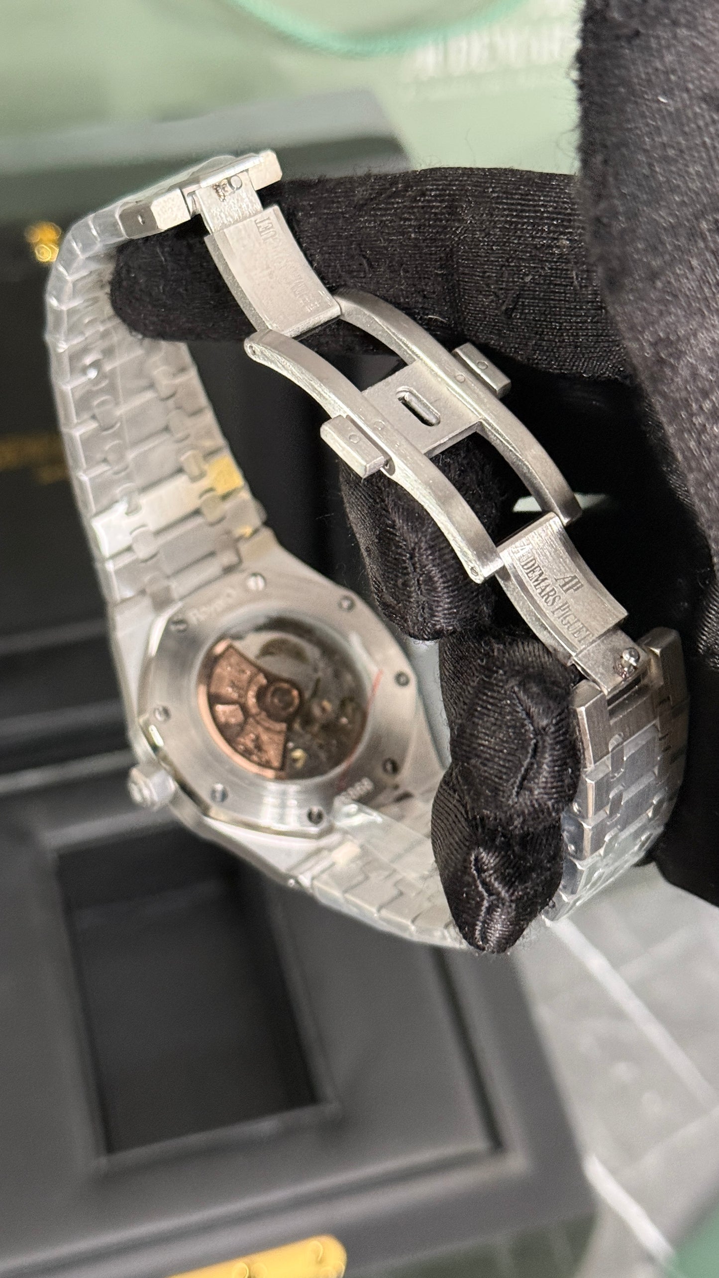 AP ROYAL OAK (PLATA/NEGRO)