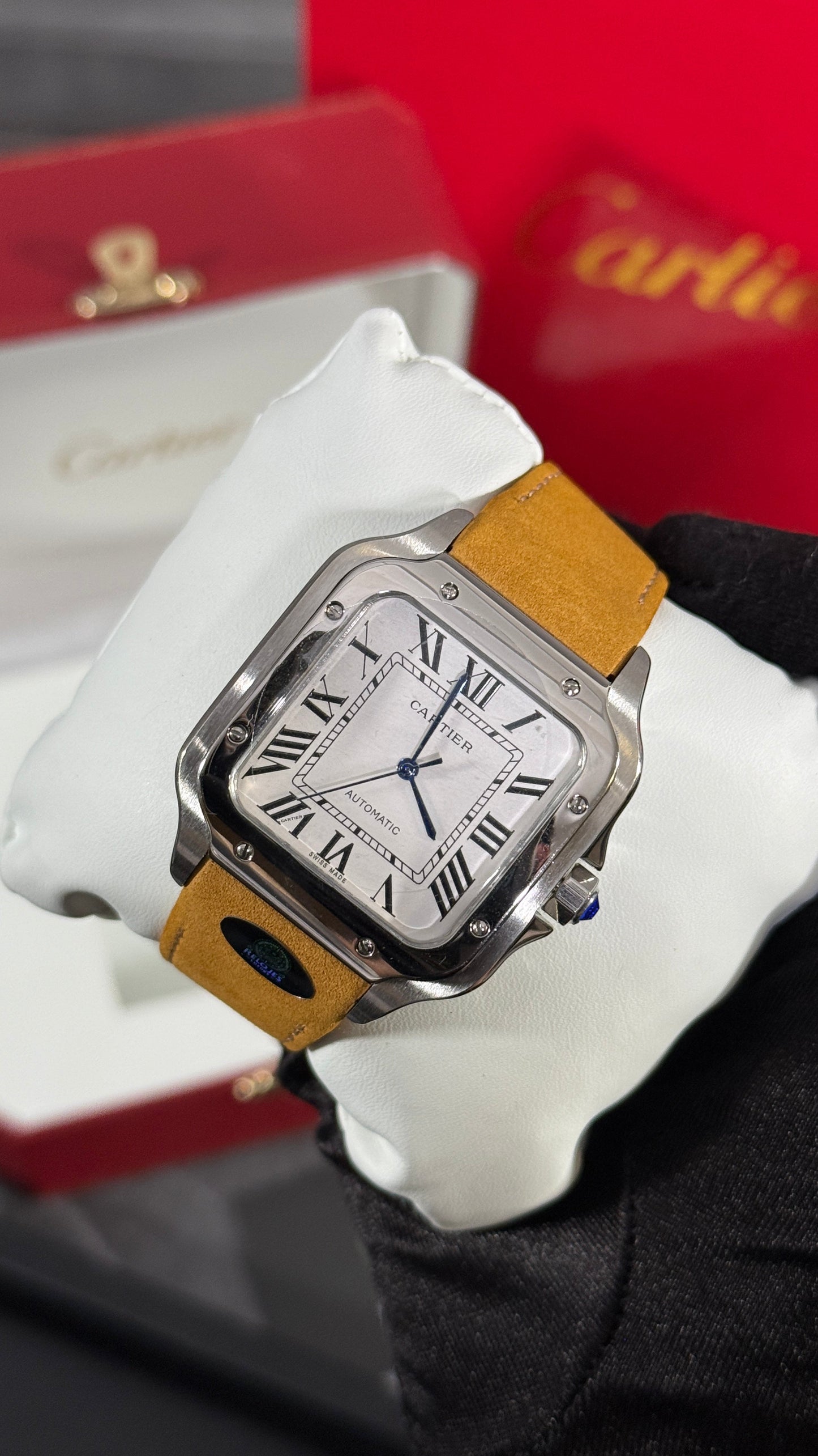 CRT SANTOS (PLATA/BLANCA) CUERO