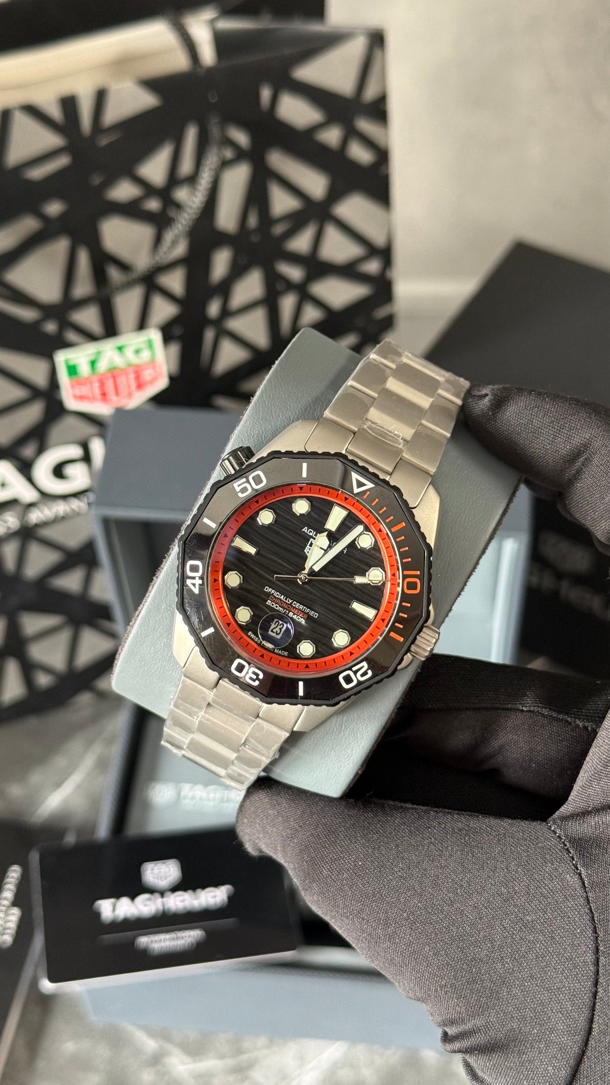 TH AQUARACER NEGRO/ ROJO