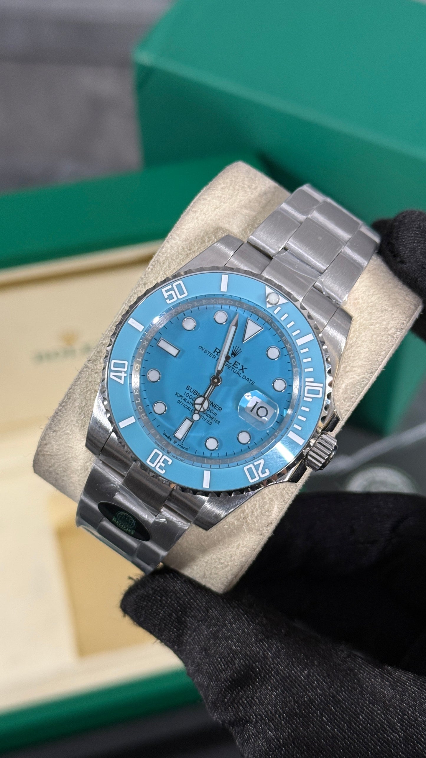 RLX SUBMARINER (PLATA/AZUL)V2