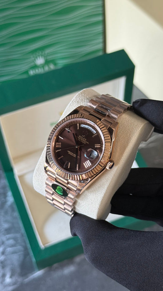 RLX DAY-DATE (ORO ROSA / CHOCOLATE) 2025
