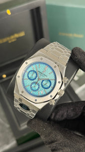 AP ROYAL OAK CRONÓGRAFO (PLATA/AZUL CLR)