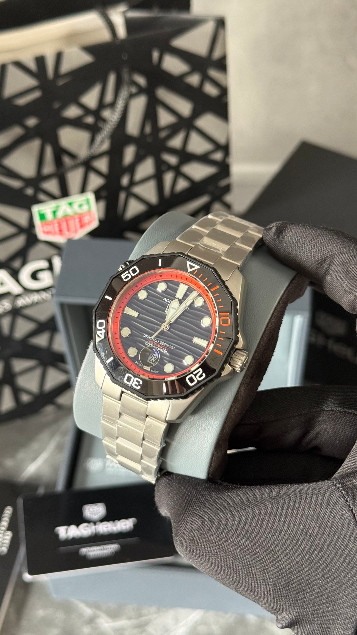 TH AQUARACER NEGRO/ ROJO