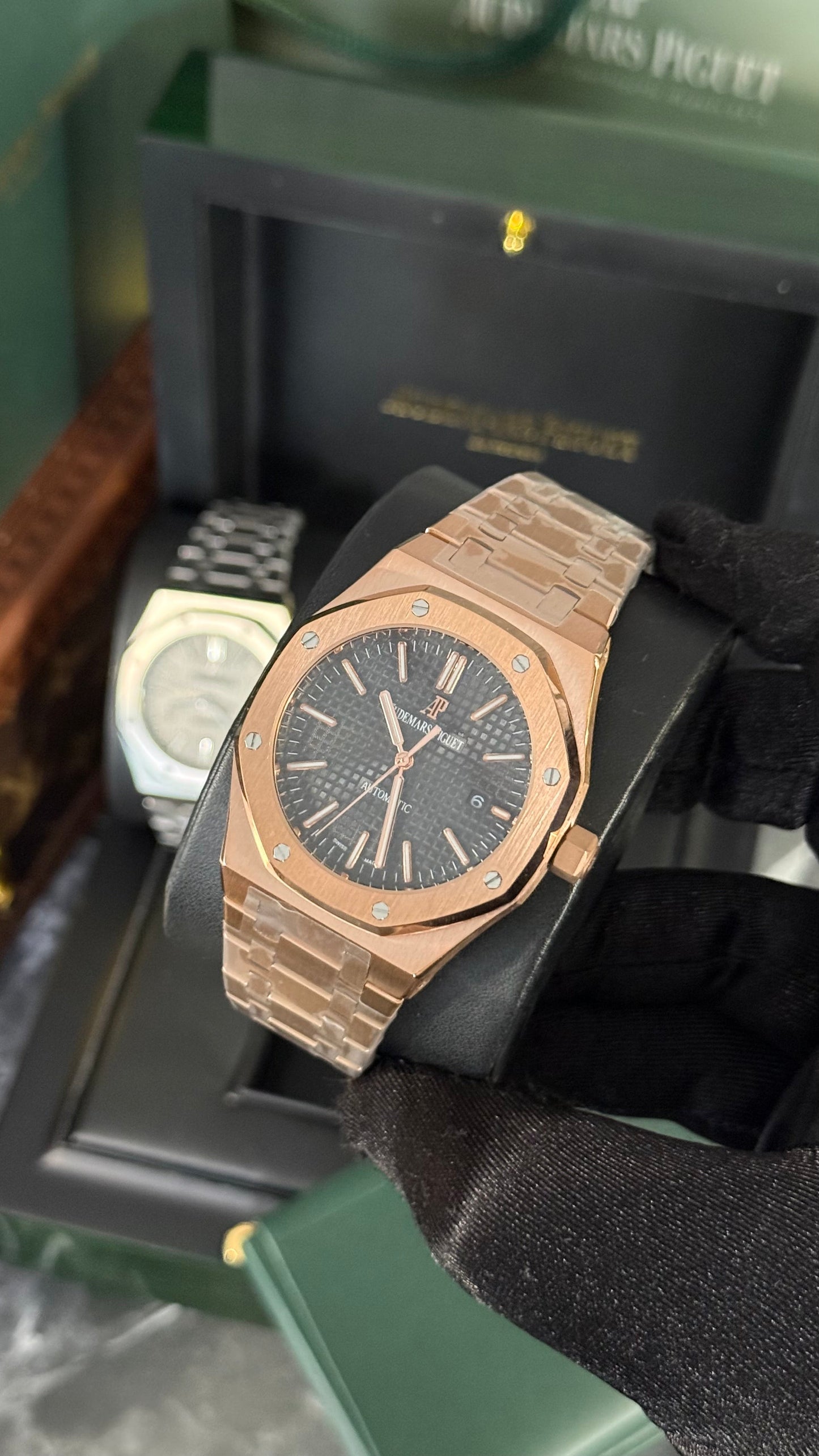 AP ROYAL OAK ORO ROSA / NEGRO