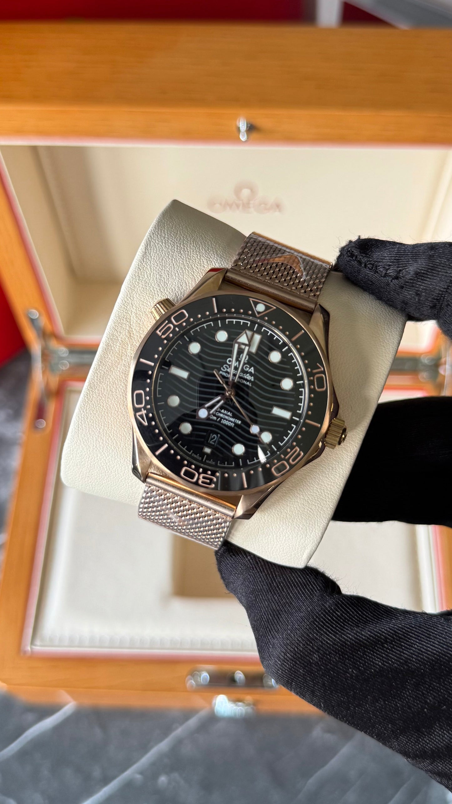 OMG SEAMASTER ZrO2 ORO ROSA