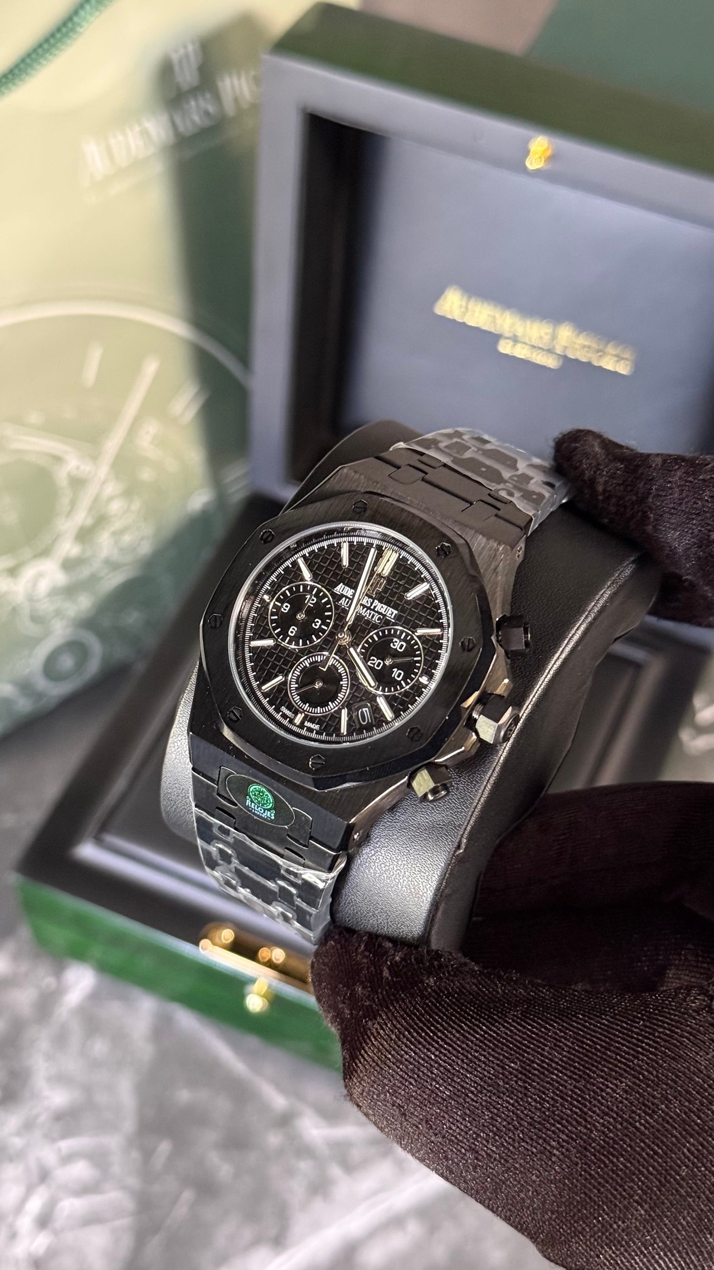 AP ROYAL OAK CRONÓGRAFO (FULL BLACK) x