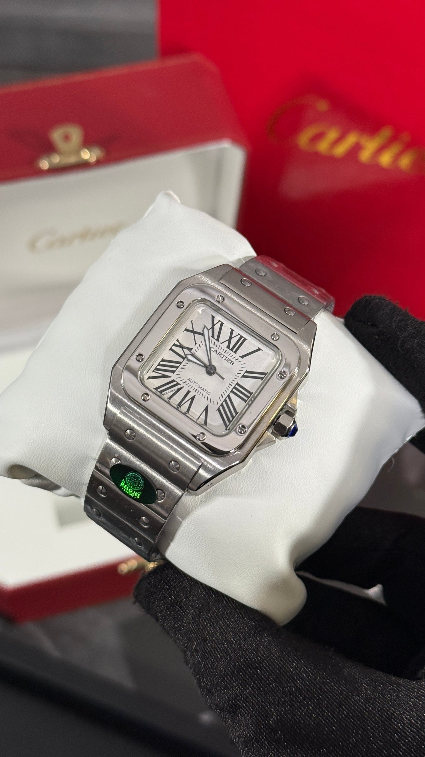 CRT SANTOS (PLATA/BLANCO) 36MM