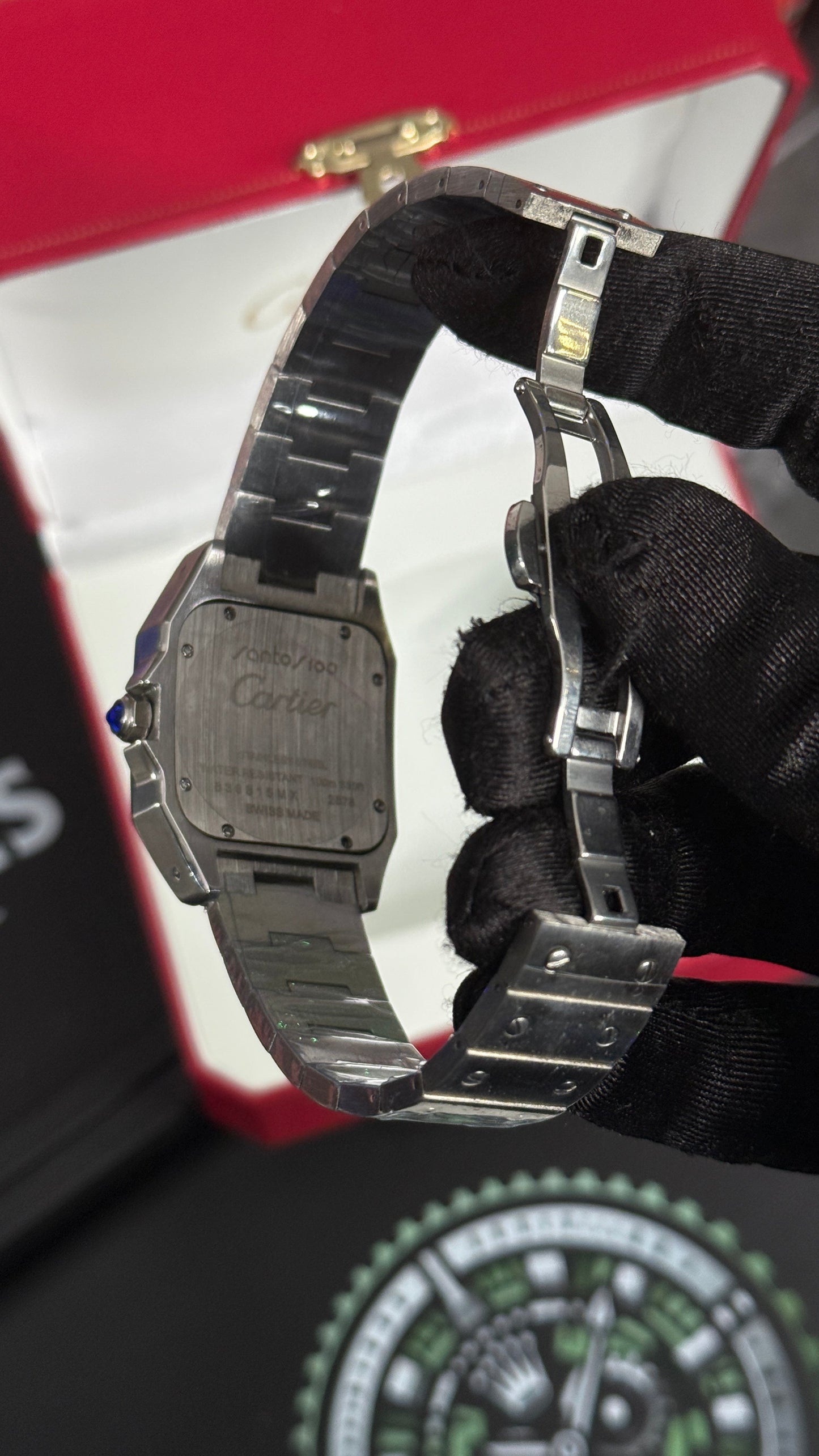 CRT SANTOS (PLATA/BLANCO) 36MM