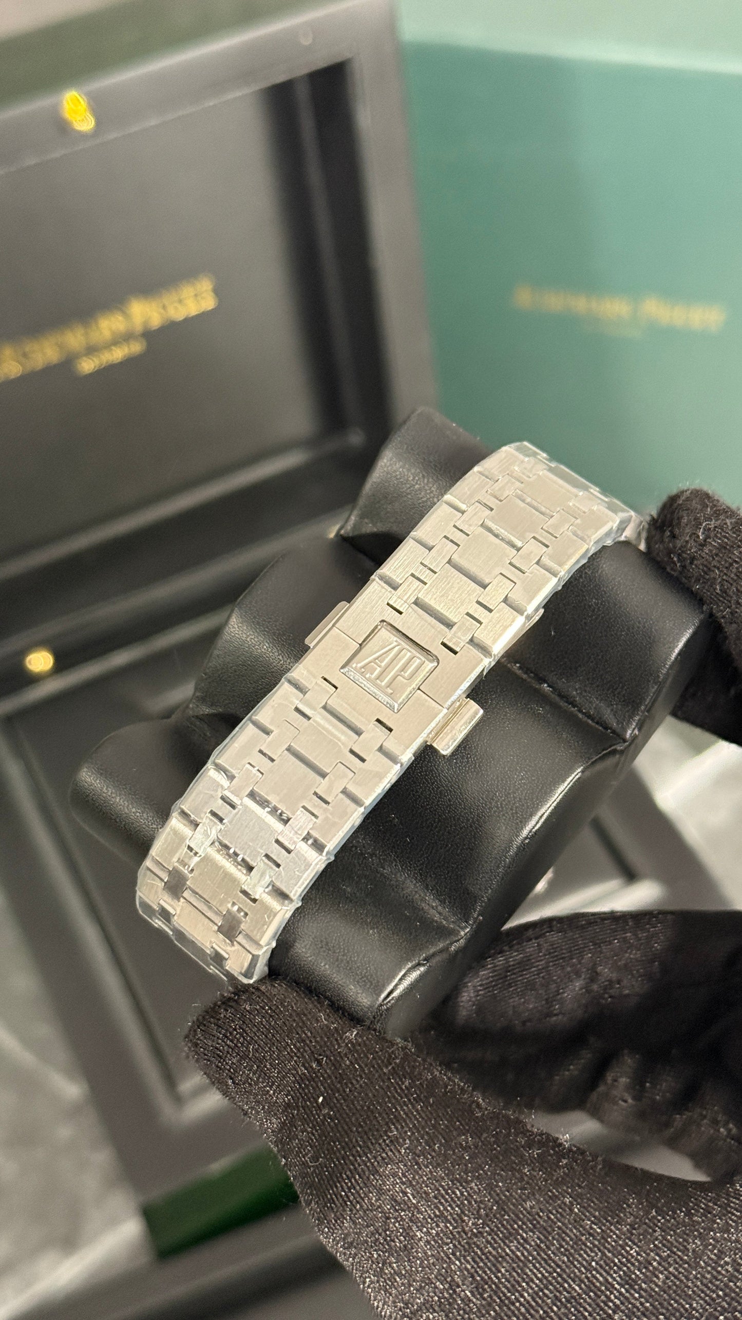 AP ROYAL OAK CRONÓGRAFO (PLATA/PURPURA)