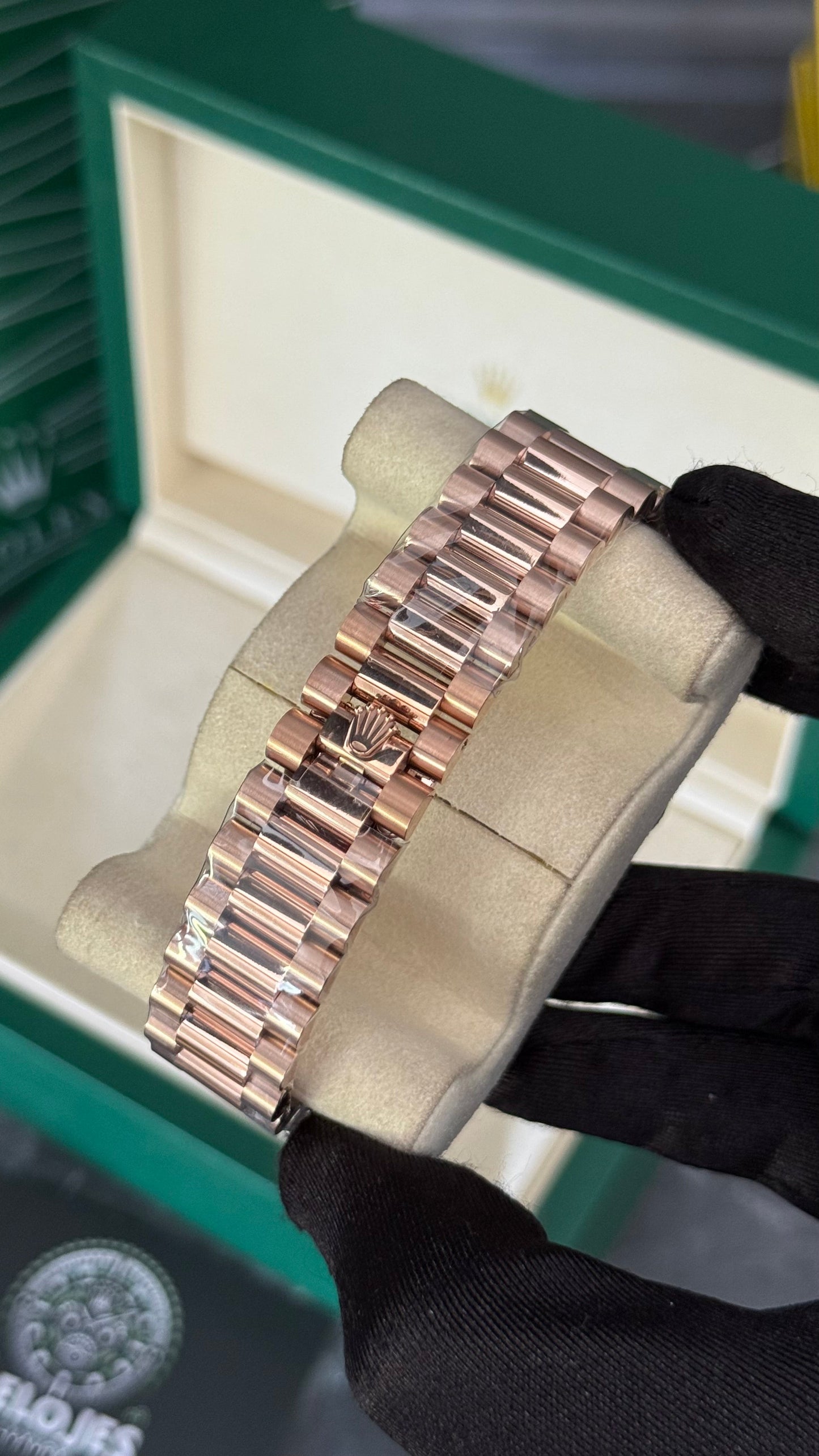 RLX DAY-DATE (CHOCOLATE/ORO ROSA) SUPERCL0N