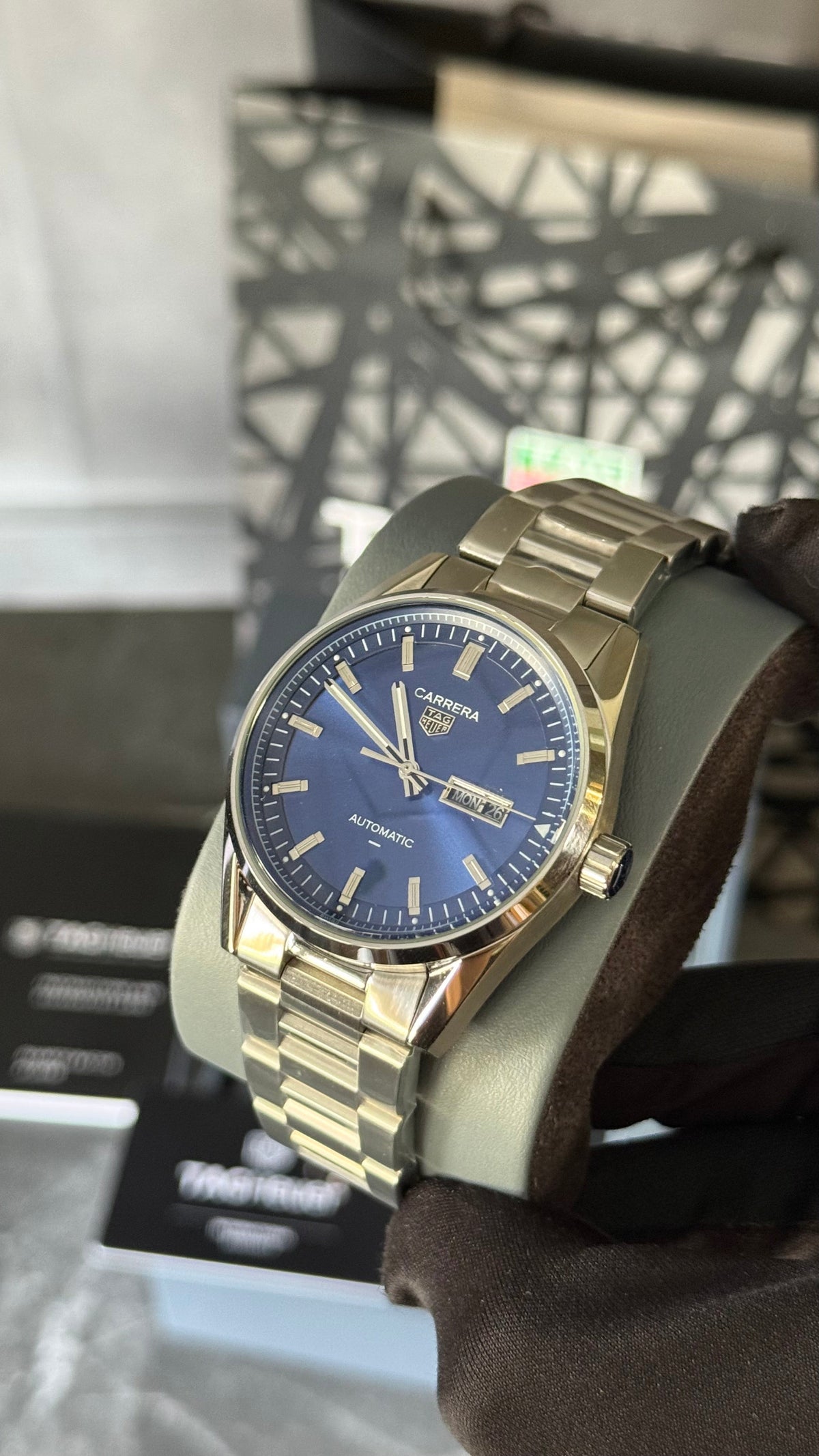 TH CARRERA (PLATA/AZUL) MN