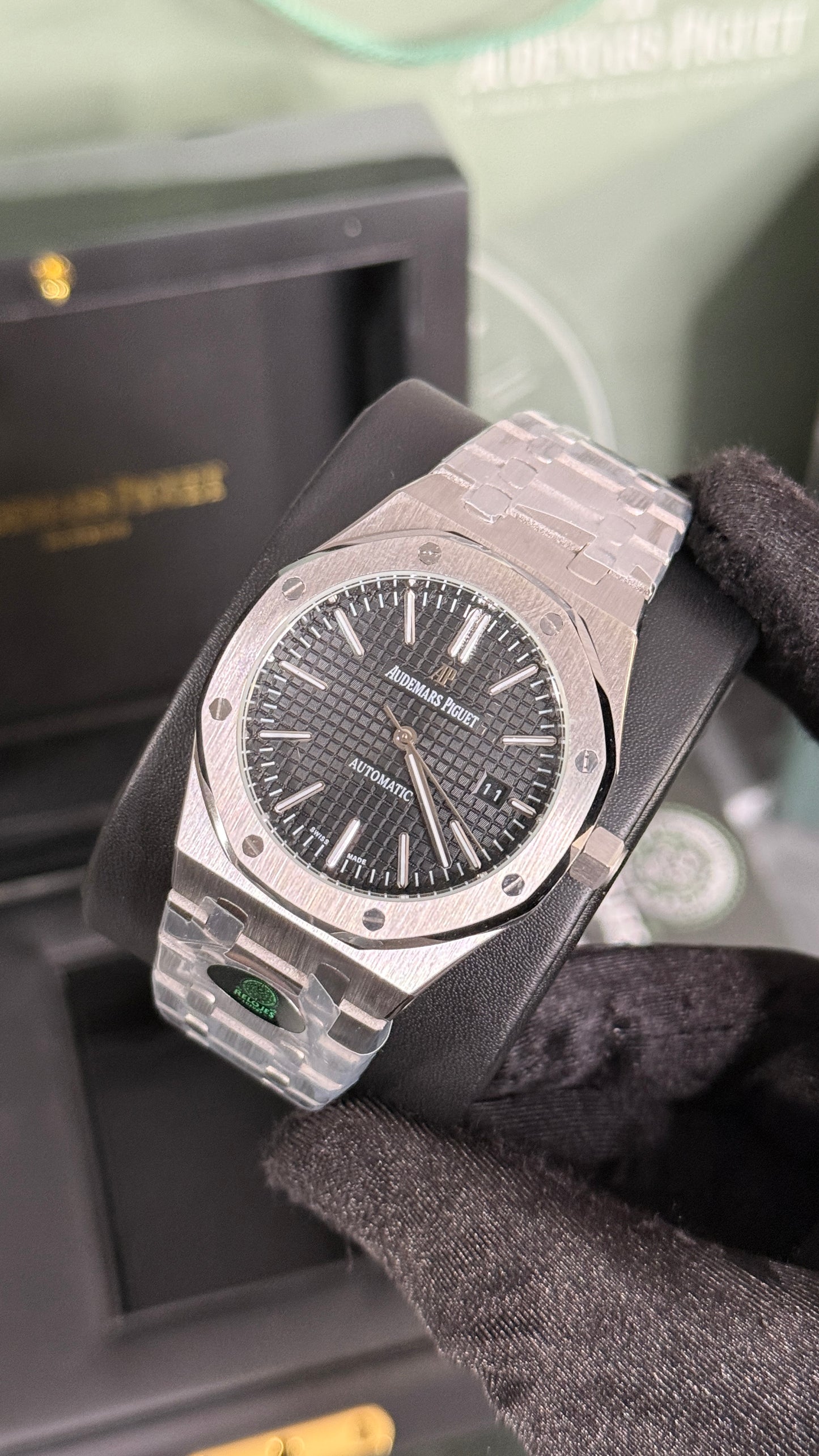 AP ROYAL OAK (PLATA/NEGRO)