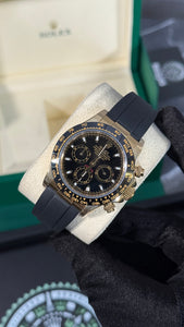 RLX DAYTONA (ORO-NEGRO/NEGRO) GOMA