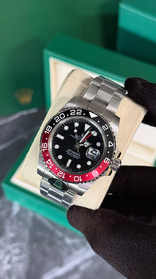 RLX GMT-MÁSTER ll COKE (ROJO/NEGRO/PLATA)