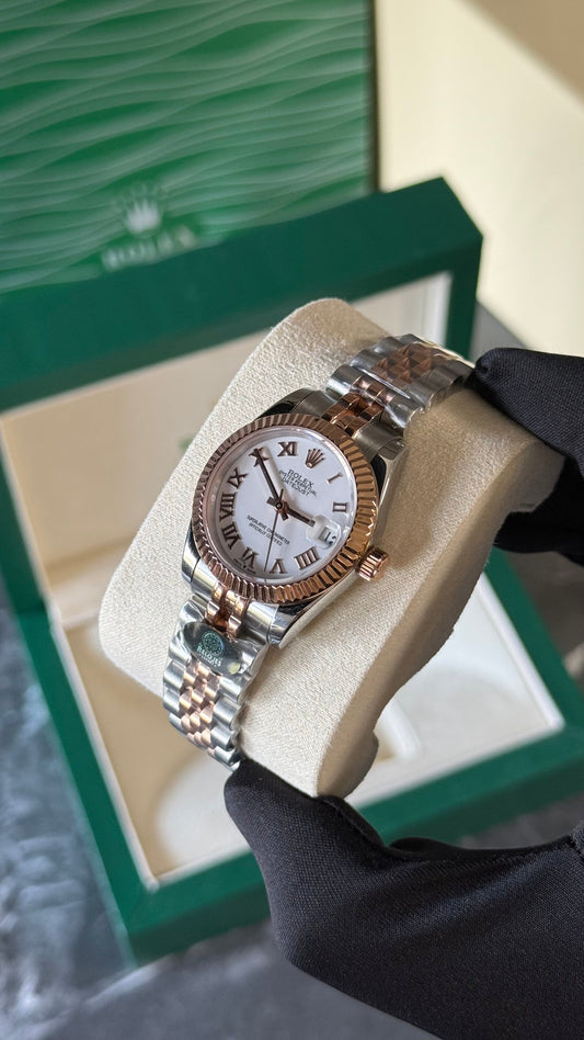 RLX DATEJUST JUBILE (BLANCO/BICOLOR ORO ROSA) 31mm