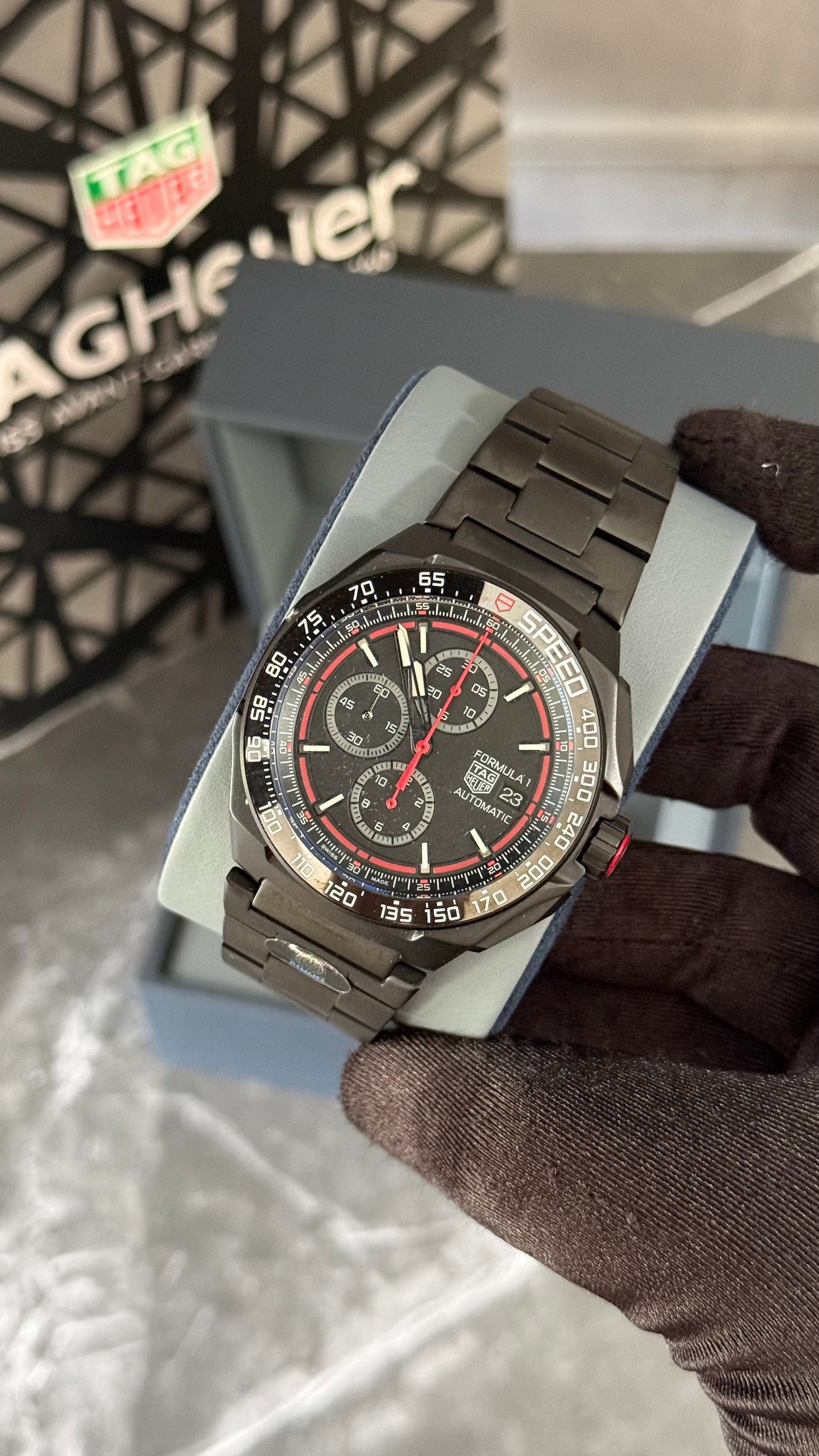 TH FORMULA 1 FULL NEGRO / ROJO 41mm