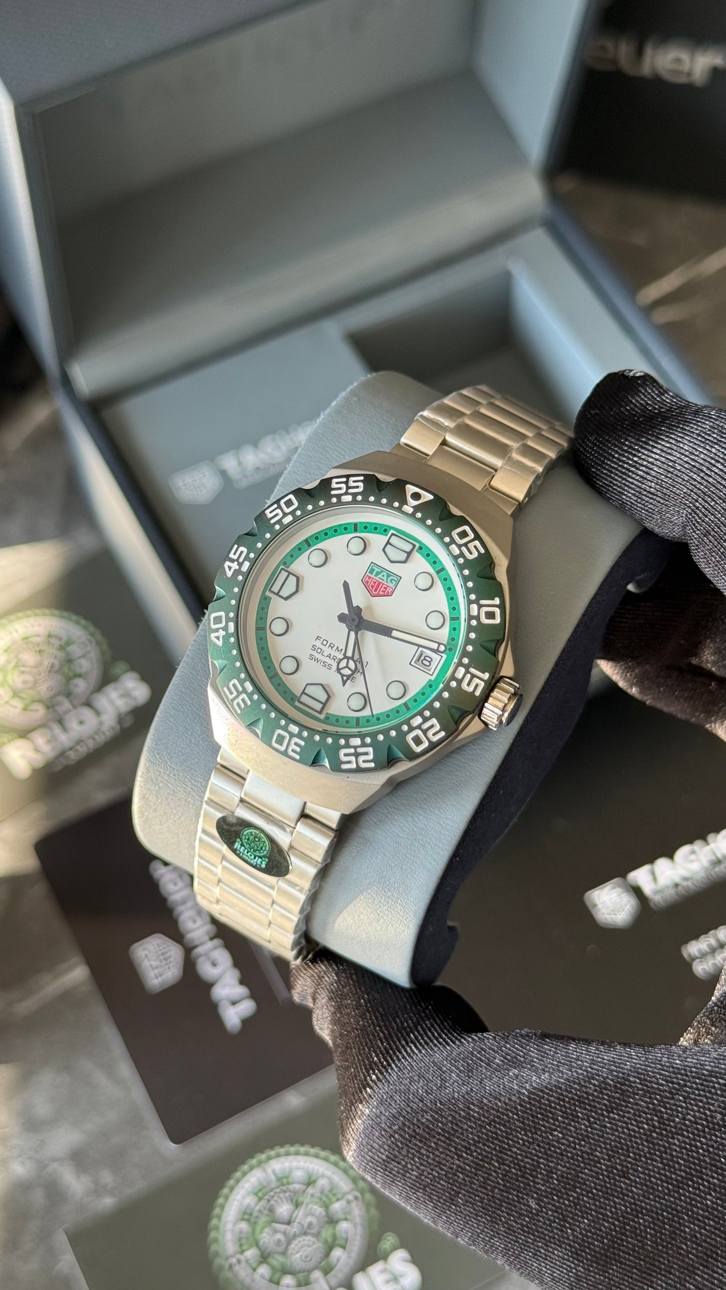 TH FORMULA 1 PLATA/VERDE