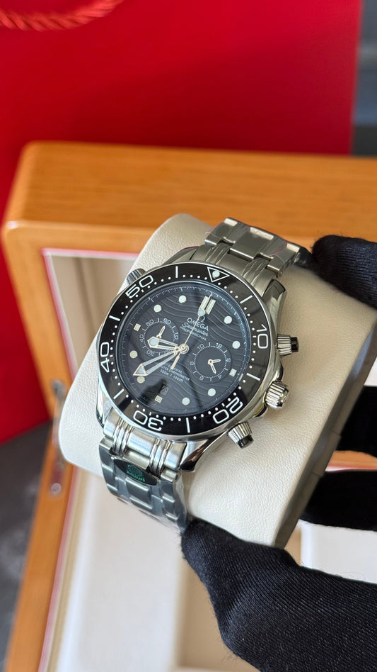 OMG SEAMASTER (NEGRO / PLATA)