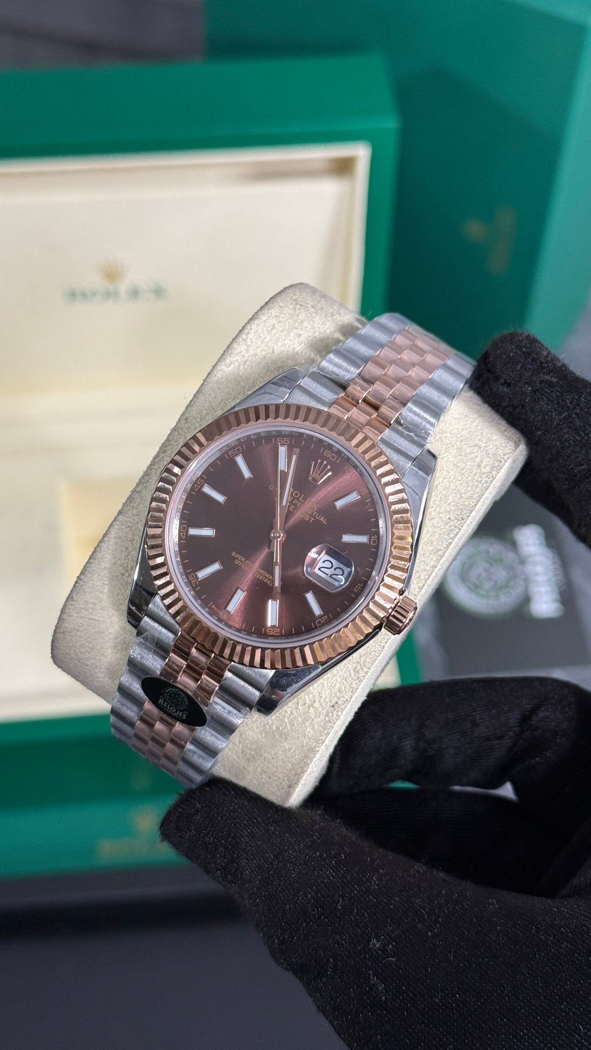 RLX DATEJUST JUBILEE (BICOLOR/ORO ROSA)